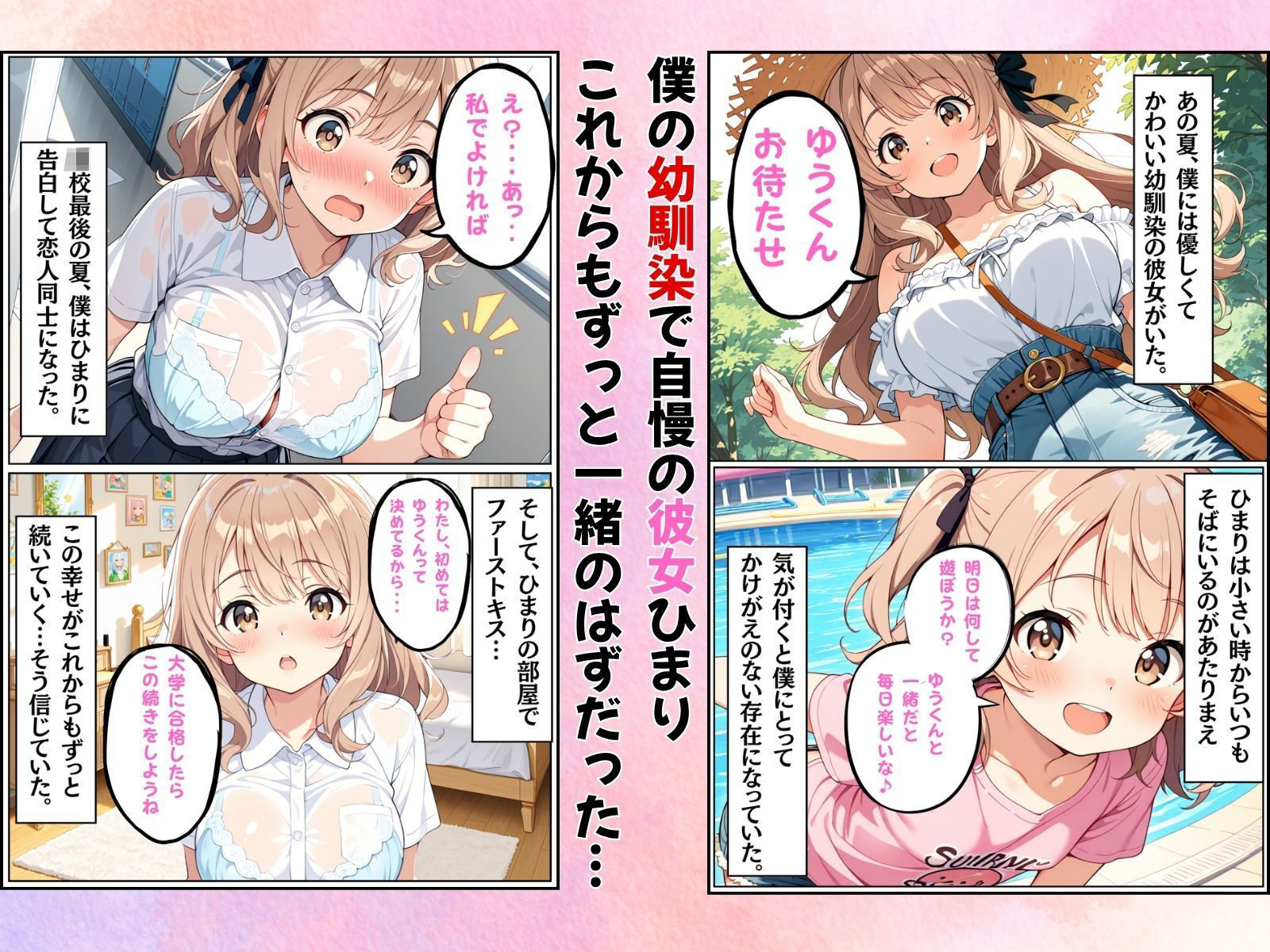 幼馴染の体を知らない男に奪われてNTRされた件