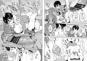 大学の先輩との花見エロシーン