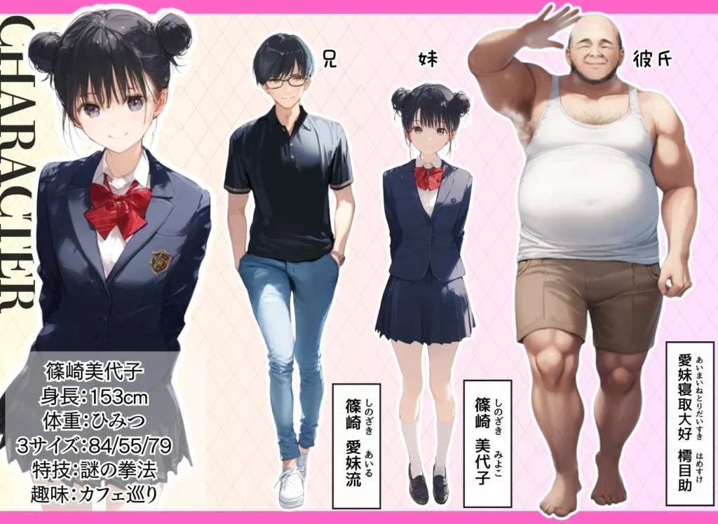 妹と彼氏の禁断の関係を描いたエロ漫画