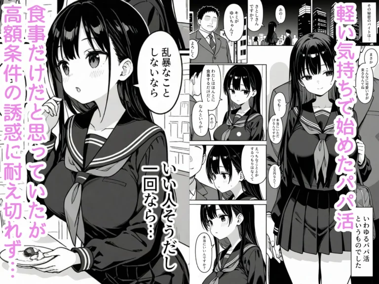 清楚な女子〇生がパパ活にドハマりする話