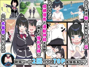 生徒会長の妹がエロ漫画大好きな変態と発覚 兄妹の濃厚セックス