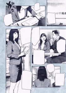 OLの妊娠テーマを描いたエロティックなコミック