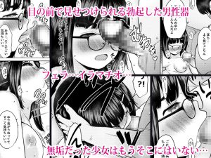 性行為実習で巨乳地味子との背徳的なエロ漫画